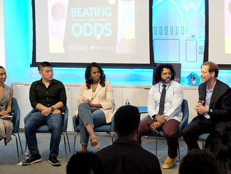 Michelle Obama tells first-generation college-bound students, “Don’t do it alone”