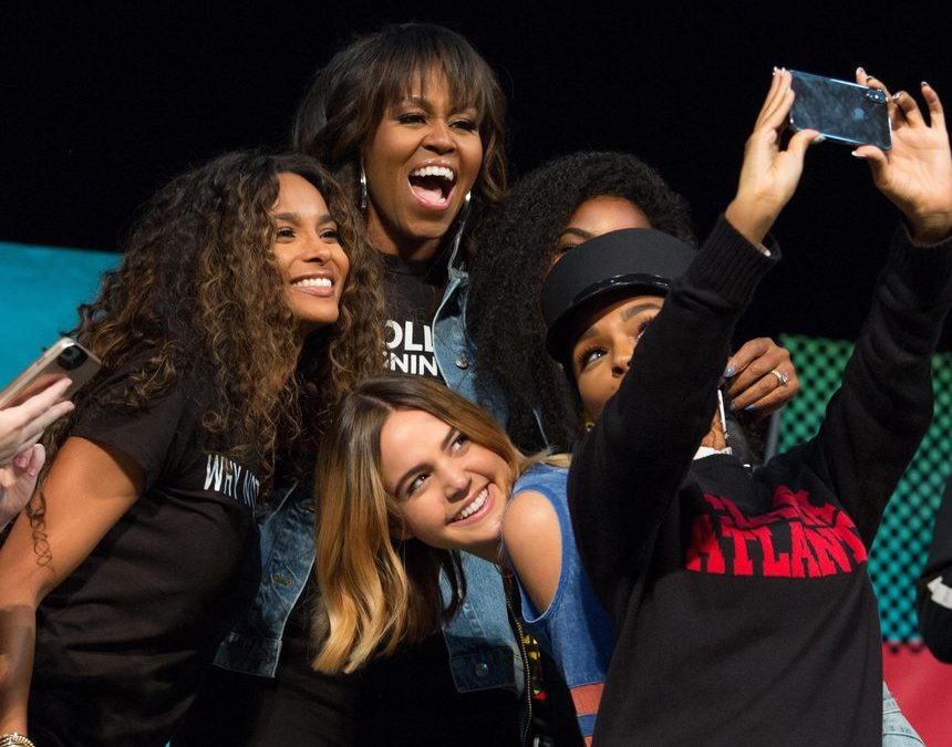 Michelle Obama Celebrates College-Bound Students In Star-Studded College Signing Day 2018